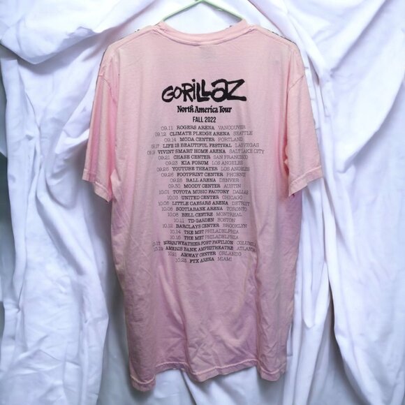 Gorillaz official tour t-shirt. north American tour 2022 Chicago - Picture 5 of 5